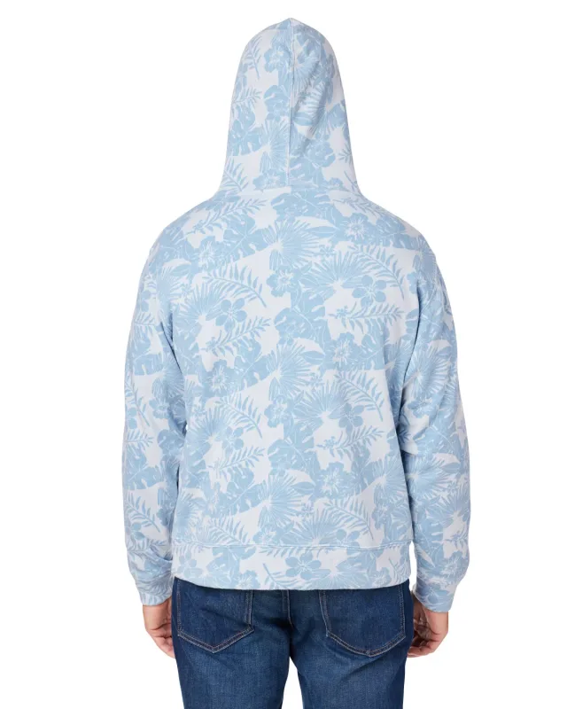 J America Adult Triblend Pullover Fleece Hooded Sweatshirt — view 71