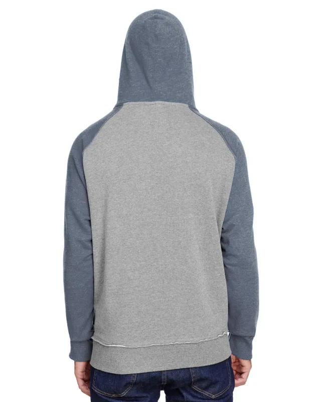 J America Adult Vintage Heather Pullover Hooded Sweatshirt — view 22
