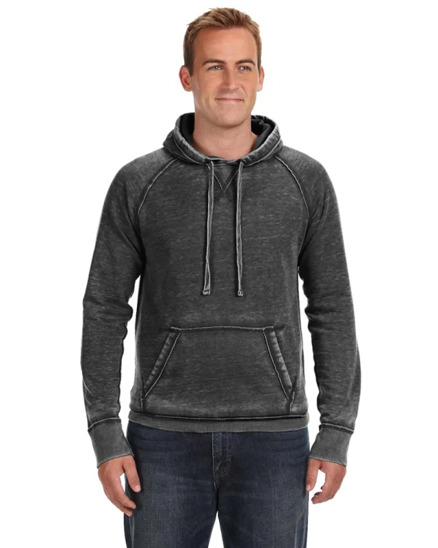 J America Adult Vintage Zen Fleece Pullover Hooded Sweatshirt — view 14