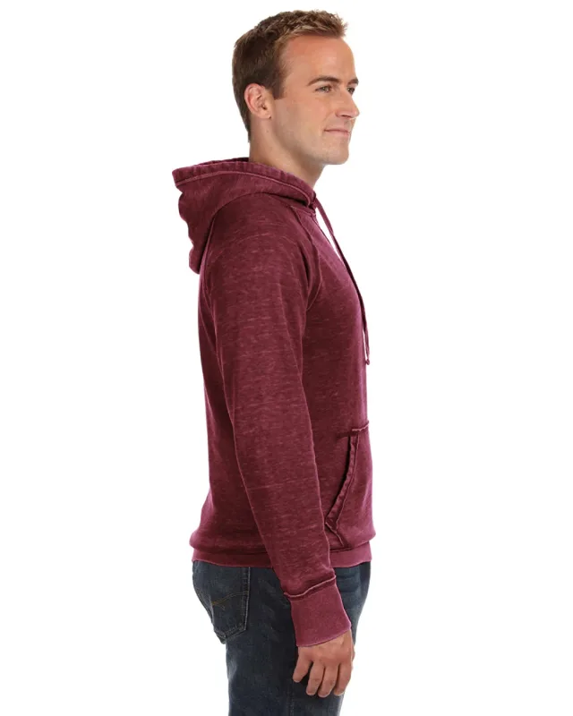 J America Adult Vintage Zen Fleece Pullover Hooded Sweatshirt — view 18