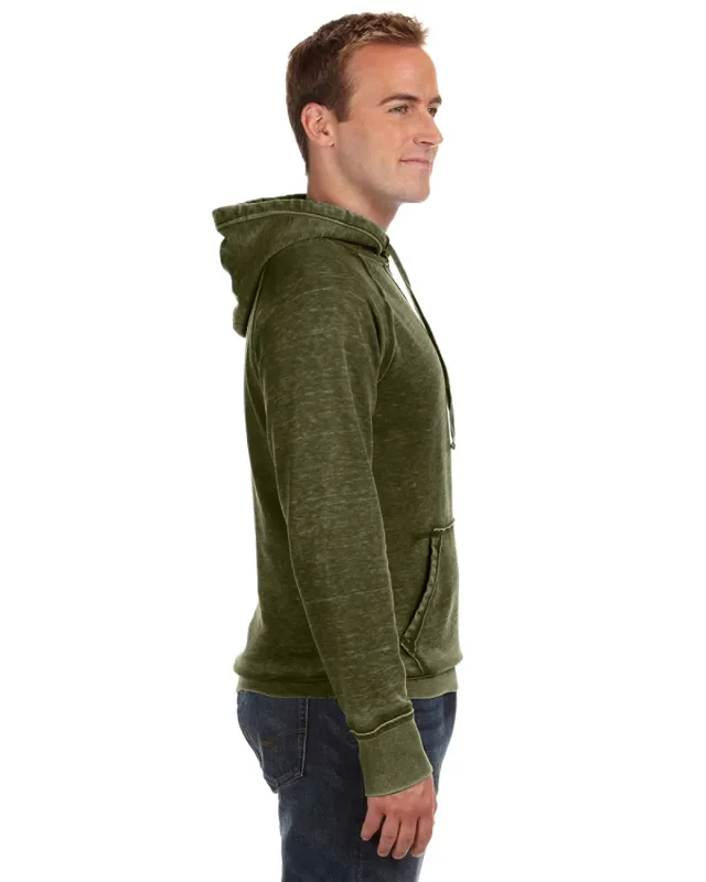 J America Adult Vintage Zen Fleece Pullover Hooded Sweatshirt — view 21