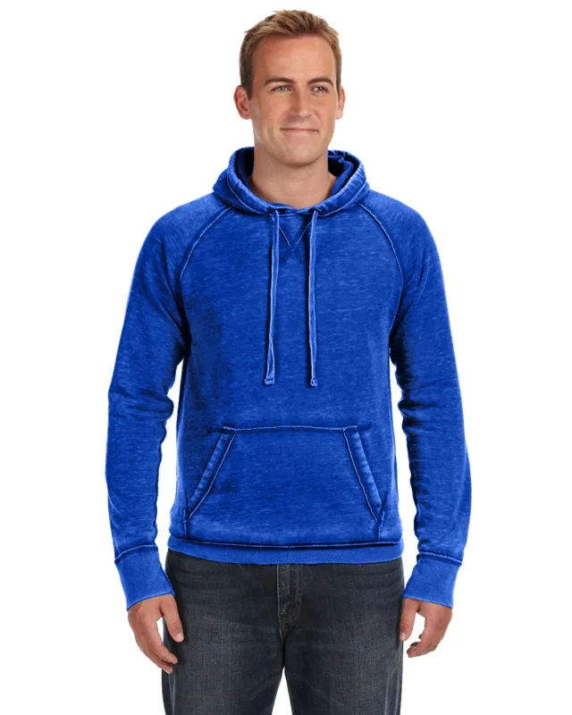 J America Adult Vintage Zen Fleece Pullover Hooded Sweatshirt — view 23