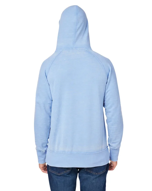 J America Adult Vintage Zen Fleece Pullover Hooded Sweatshirt — view 25