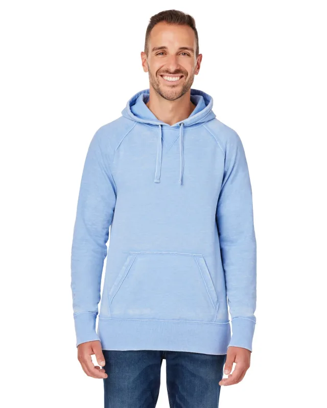 J America Adult Vintage Zen Fleece Pullover Hooded Sweatshirt — view 26