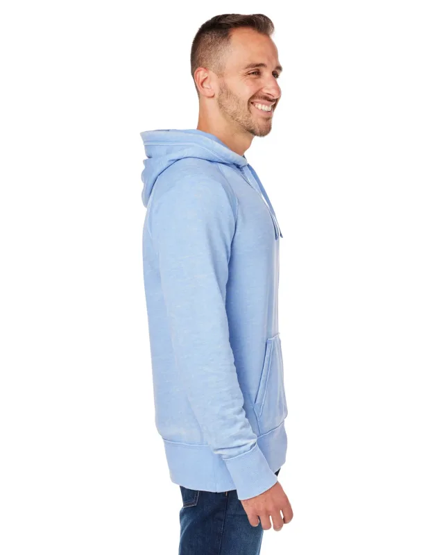 J America Adult Vintage Zen Fleece Pullover Hooded Sweatshirt — view 27