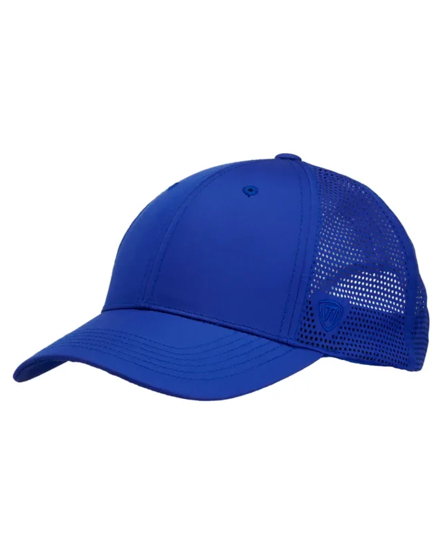 J America Flight Lasercut Mesh Trucker Hat — view 10
