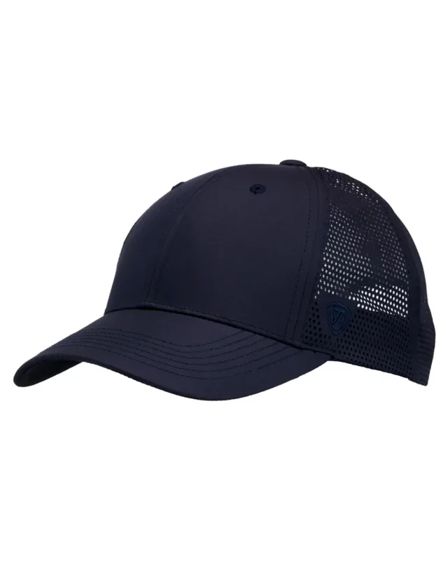 J America Flight Lasercut Mesh Trucker Hat — view 12