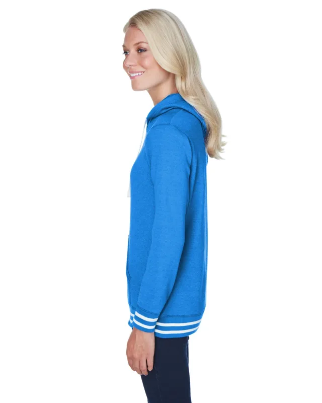 J America Ladies' Relay Hooded Sweatshirt — view 6