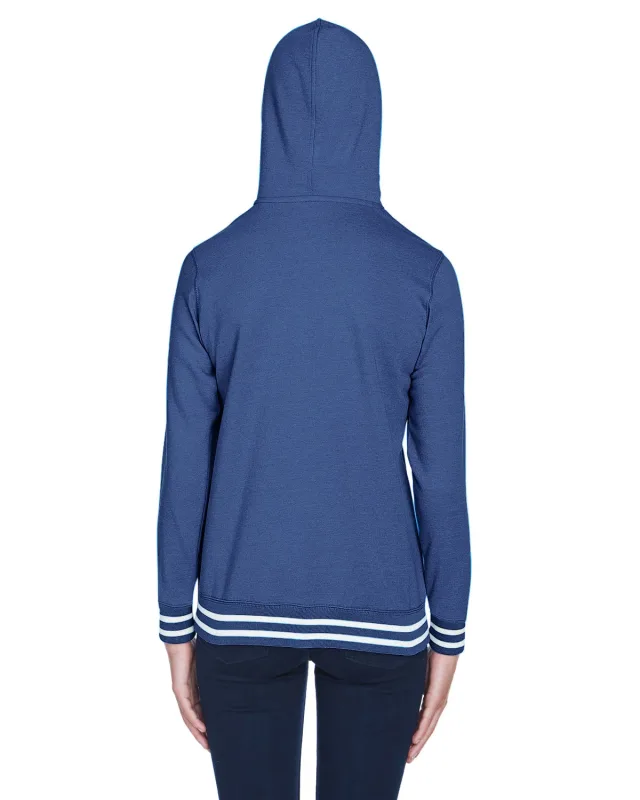 J America Ladies' Relay Hooded Sweatshirt — view 7