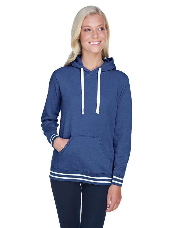 J America Ladies' Relay Hooded Sweatshirt — view 8