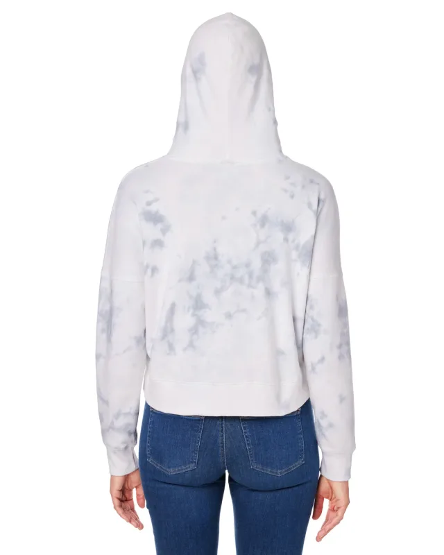 J America Ladies' Triblend Cropped Hooded Sweatshirt — view 17