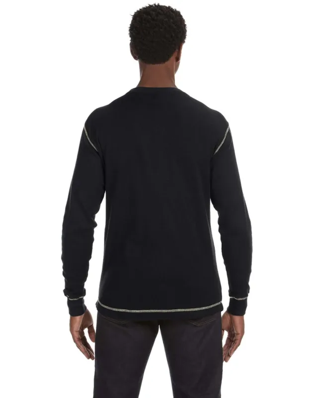 J America Men's Vintage Long-Sleeve Thermal T-Shirt — view 15