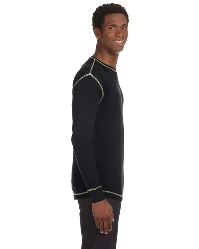 J America Men's Vintage Long-Sleeve Thermal T-Shirt — view 17