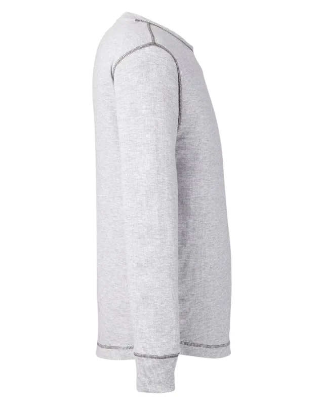 J America Men's Vintage Long-Sleeve Thermal T-Shirt — view 3