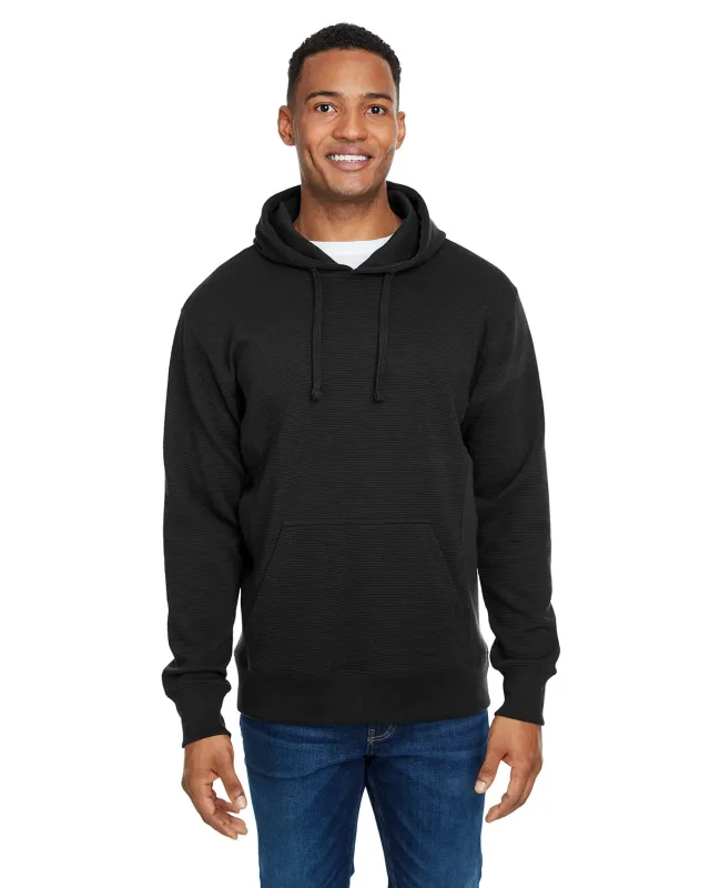 J America Ripple Fleece Pulllover Hooded Sweatshirt — view 10