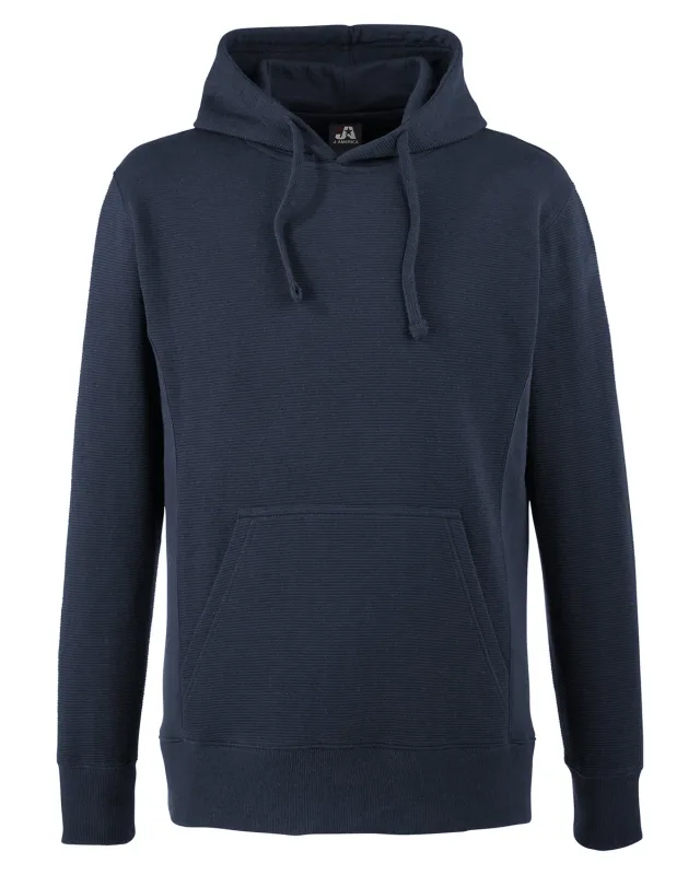 J America Ripple Fleece Pulllover Hooded Sweatshirt — view 22