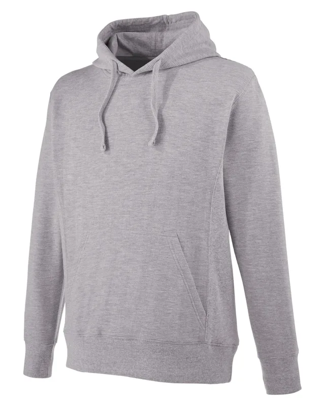 J America Ripple Fleece Pulllover Hooded Sweatshirt — view 4