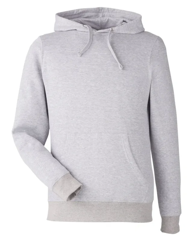 J America Unisex BTB Fleece Hooded Sweatshirt — view 4