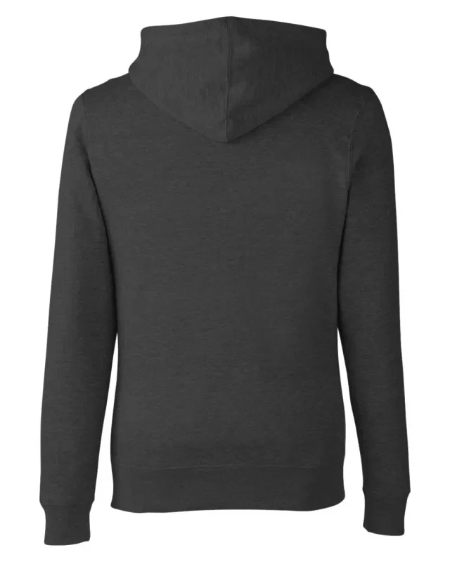 J America Unisex BTB Fleece Hooded Sweatshirt — view 6