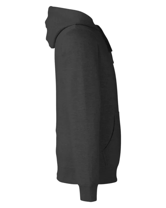 J America Unisex BTB Fleece Hooded Sweatshirt — view 7