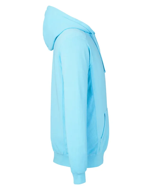 J America Unisex Pigment Dyed Fleece Hooded Sweatshirt — view 11