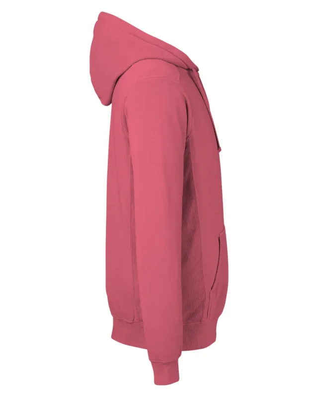 J America Unisex Pigment Dyed Fleece Hooded Sweatshirt — view 19
