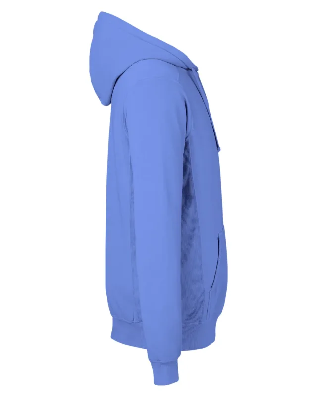 J America Unisex Pigment Dyed Fleece Hooded Sweatshirt — view 7