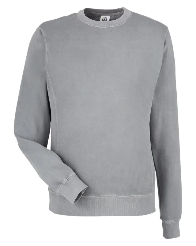J America Unisex Pigment Dyed Fleece Sweatshirt — view 13