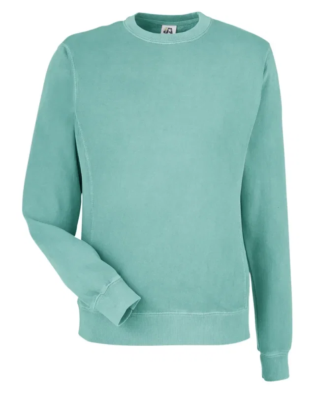 J America Unisex Pigment Dyed Fleece Sweatshirt — view 25