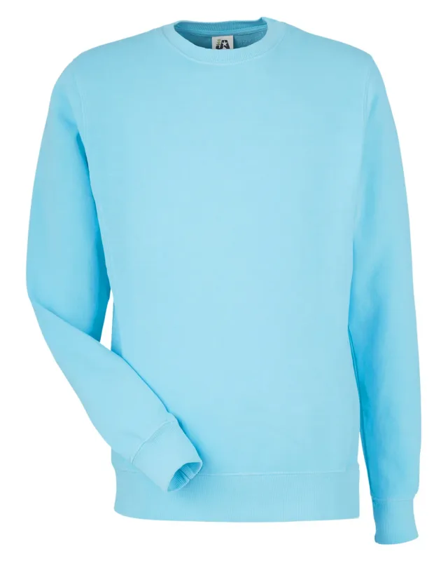 J America Unisex Pigment Dyed Fleece Sweatshirt — view 9