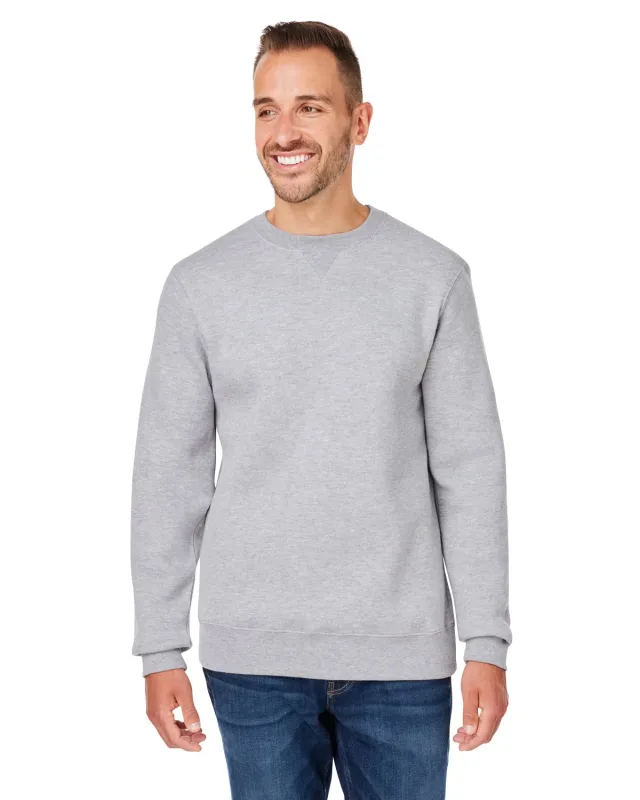J America Unisex Premium Fleece Sweatshirt — view 2