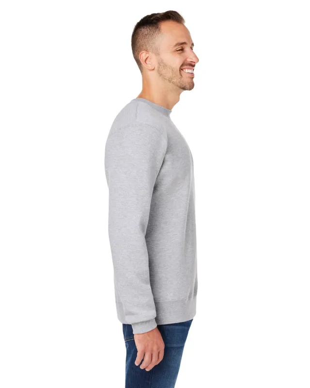 J America Unisex Premium Fleece Sweatshirt — view 3