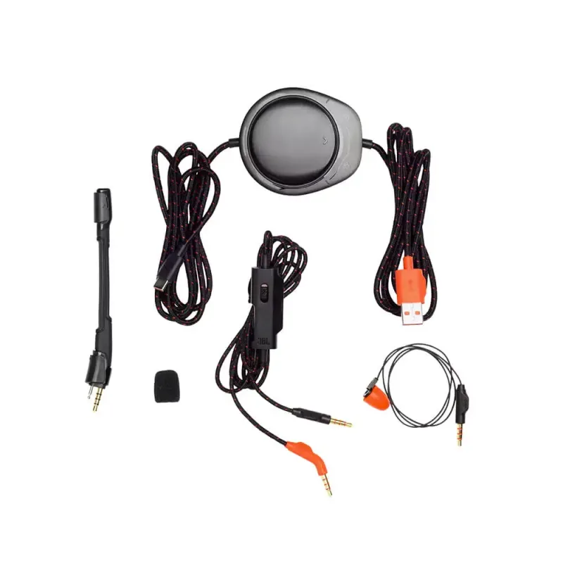 JBL Quantum 300 Wired Over-Ear Gaming Headset with Flip-Up Mic — view 5