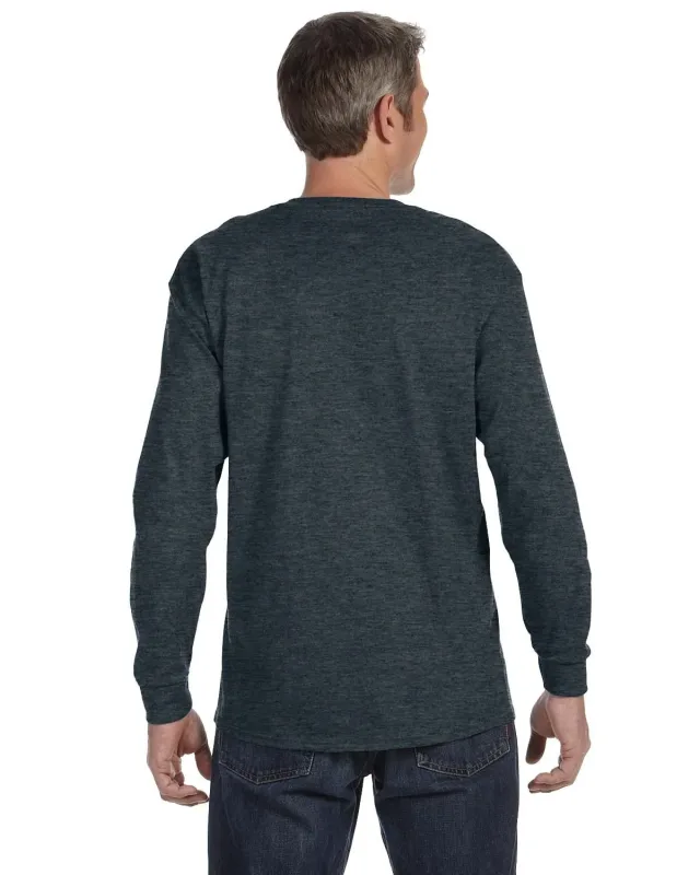 Jerzees Adult DRI-POWER® ACTIVE Long-Sleeve T-Shirt — view 4