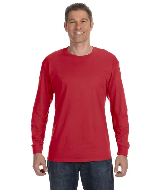 Jerzees Adult DRI-POWER® ACTIVE Long-Sleeve T-Shirt — view 8