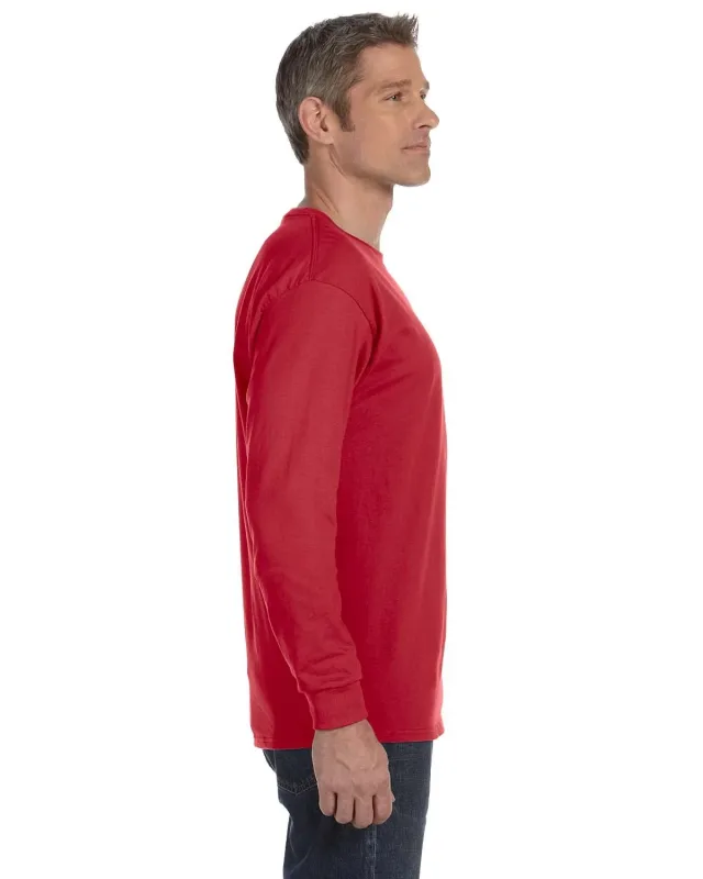 Jerzees Adult DRI-POWER® ACTIVE Long-Sleeve T-Shirt — view 9