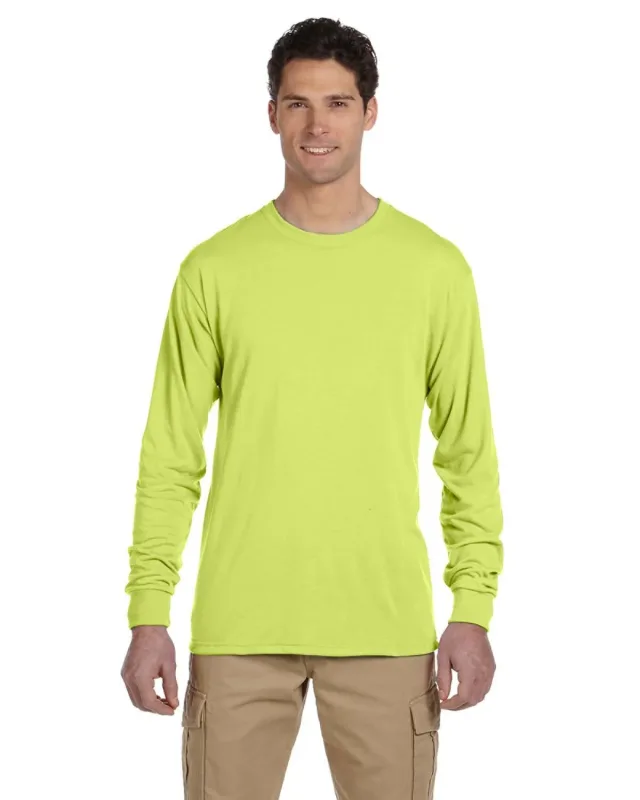Jerzees Adult DRI-POWER® SPORT Long-Sleeve T-Shirt — view 11