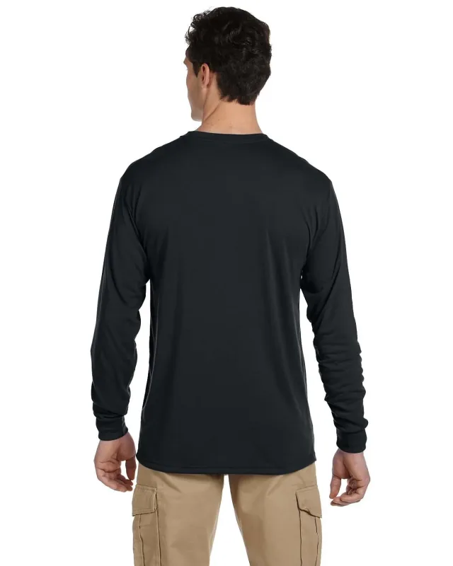 Jerzees Adult DRI-POWER® SPORT Long-Sleeve T-Shirt — view 13