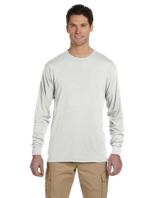 Jerzees Adult DRI-POWER® SPORT Long-Sleeve T-Shirt — view 2