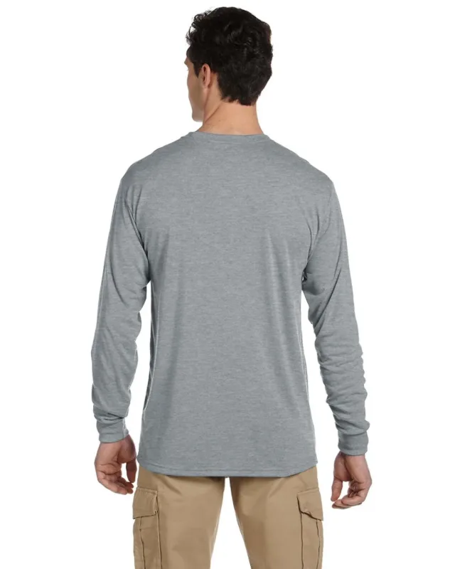Jerzees Adult DRI-POWER® SPORT Long-Sleeve T-Shirt — view 25