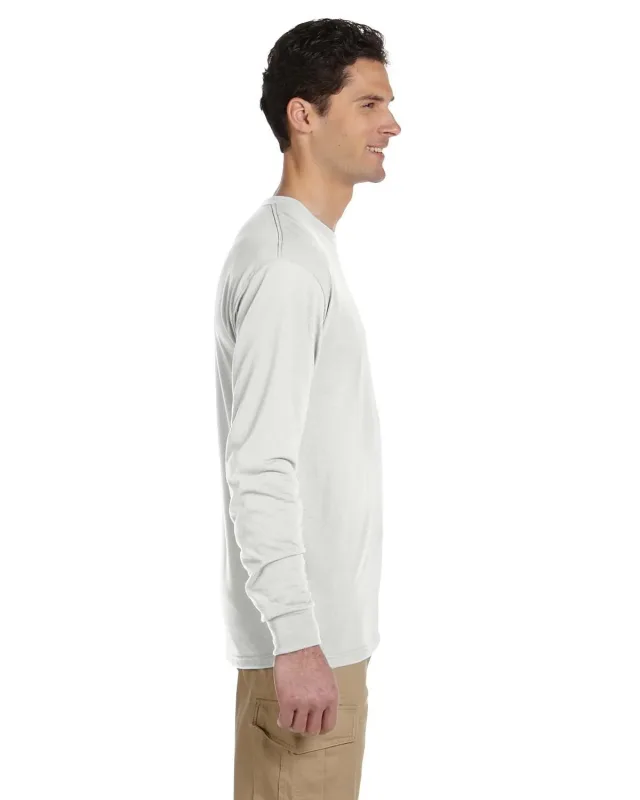 Jerzees Adult DRI-POWER® SPORT Long-Sleeve T-Shirt — view 3