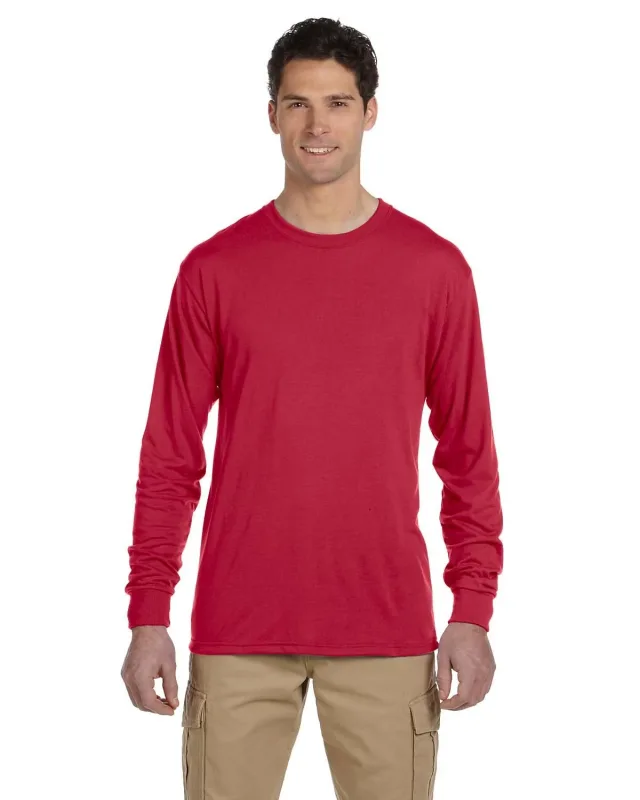 Jerzees Adult DRI-POWER® SPORT Long-Sleeve T-Shirt — view 5