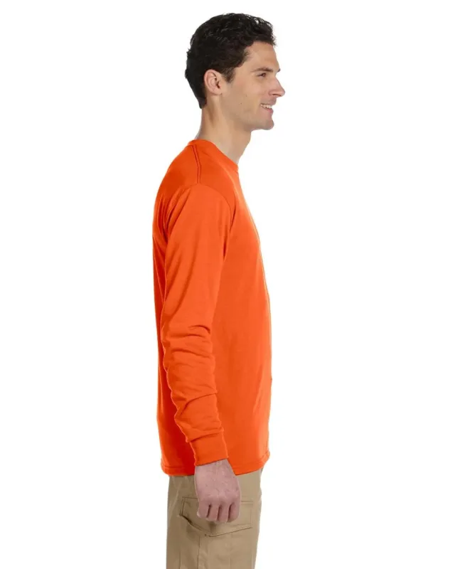 Jerzees Adult DRI-POWER® SPORT Long-Sleeve T-Shirt — view 9