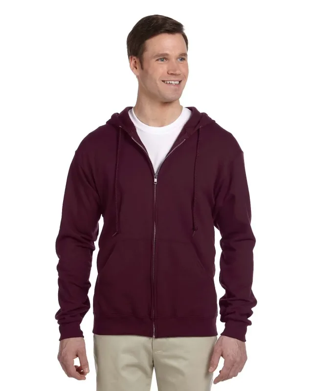 Jerzees Adult NuBlend® Fleece Full-Zip Hooded Sweatshirt — view 35