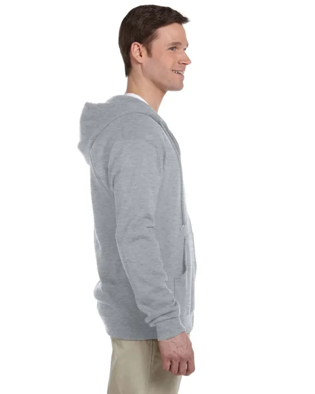 Jerzees Adult NuBlend® Fleece Full-Zip Hooded Sweatshirt — view 39