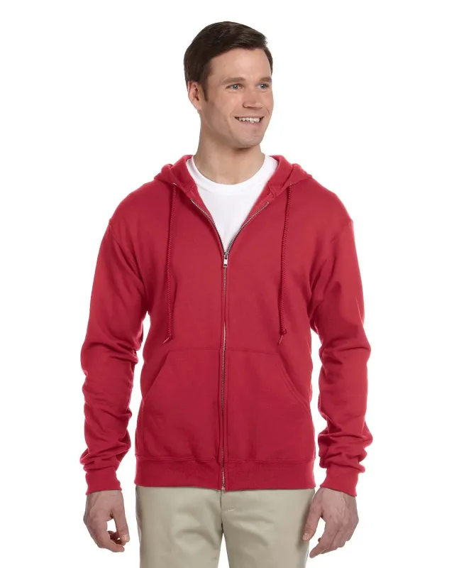 Jerzees Adult NuBlend® Fleece Full-Zip Hooded Sweatshirt — view 5