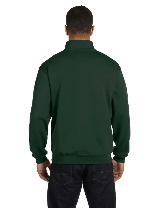 Jerzees Adult NuBlend® Quarter-Zip Cadet Collar Sweatshirt — view 10