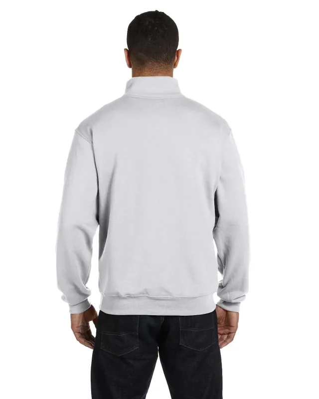 Jerzees Adult NuBlend® Quarter-Zip Cadet Collar Sweatshirt — view 19