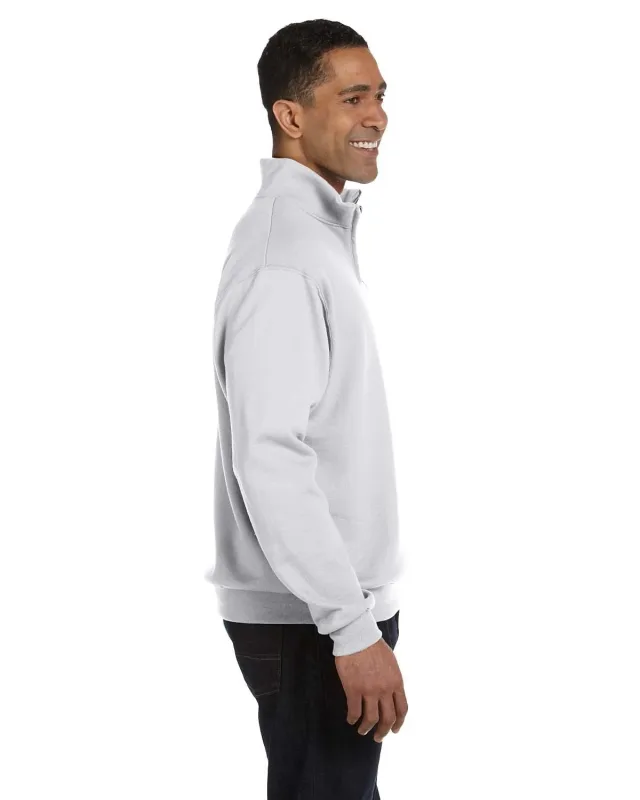 Jerzees Adult NuBlend® Quarter-Zip Cadet Collar Sweatshirt — view 21