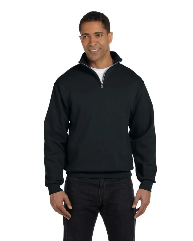 Jerzees Adult NuBlend® Quarter-Zip Cadet Collar Sweatshirt — view 23